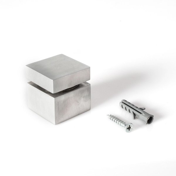 Outwater Square Standoff, 1-1/4 in Sq Sz, Square Shape, Steel Aluminum 3P1.56.00875
